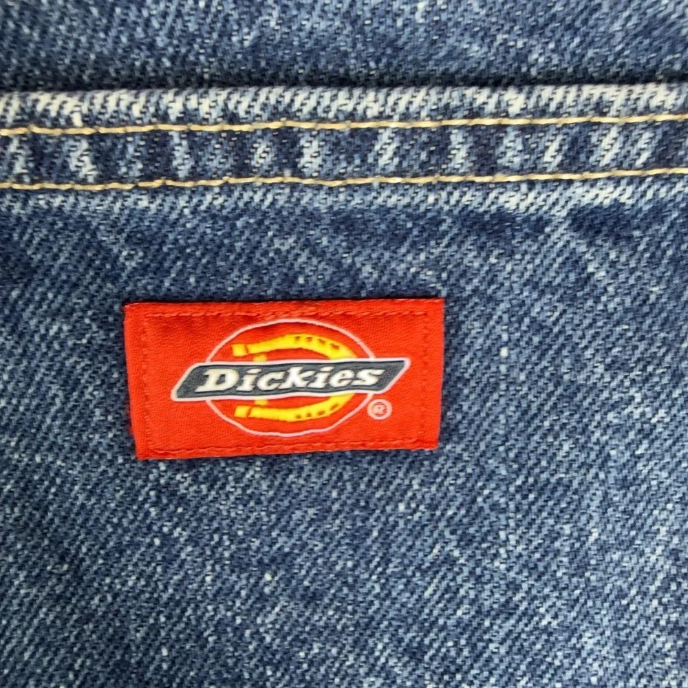 Dickies Jeans Mens 42x32 Blue Relaxed Fit Straight Leg Medium Wash Denim Pants